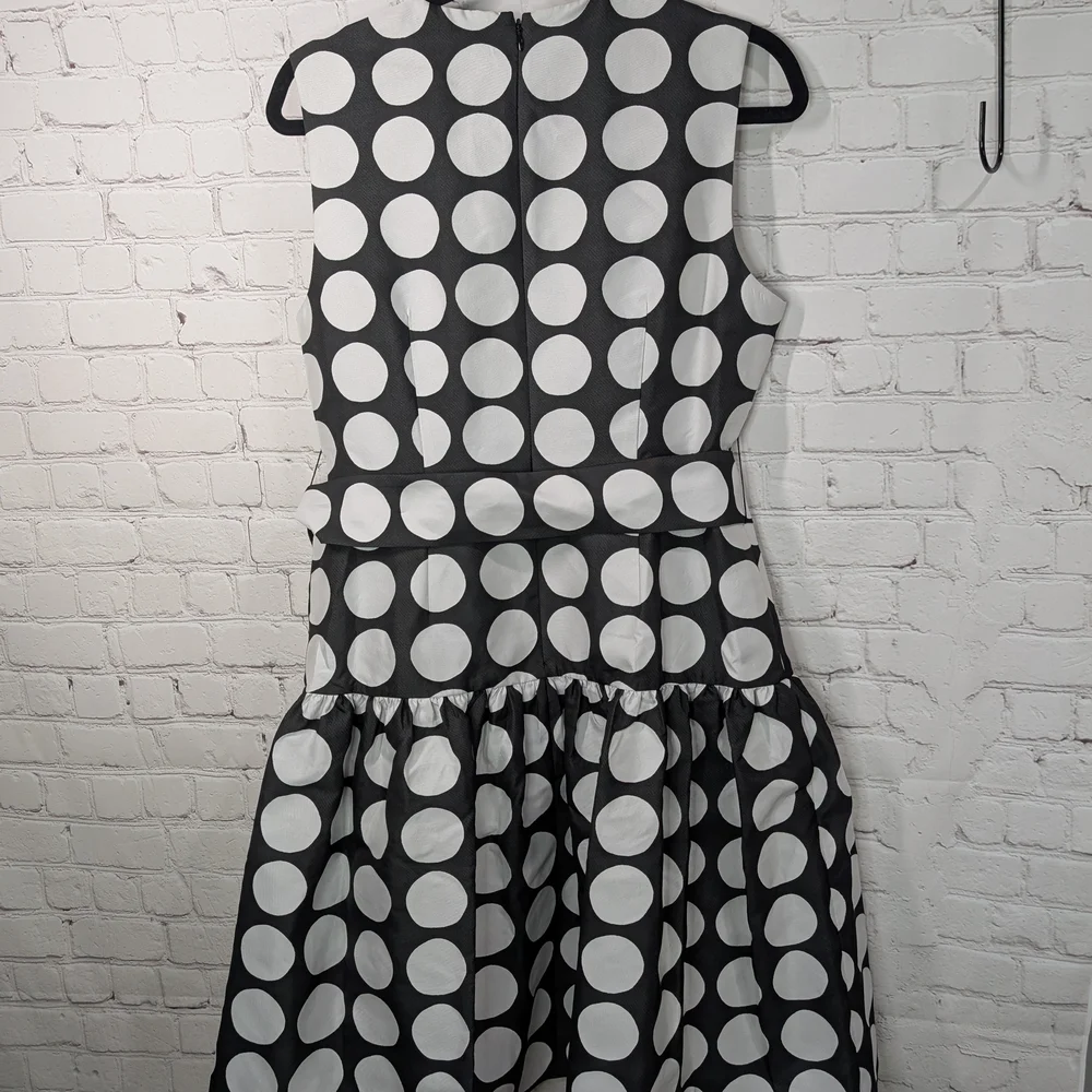 Kate Spade Monochrome Polka Dot Dress - Picture 7 of 9